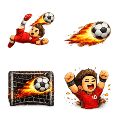 [Soccer Spirit / Supporter] Emoji 1