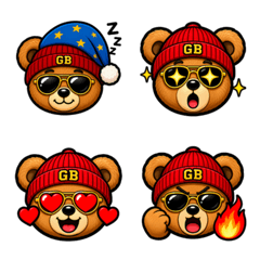 GB Gorgeous Bear Cute Emoji Vol.1