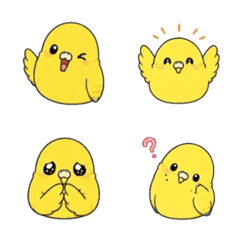 Emoji Emosi Parkit Kuning