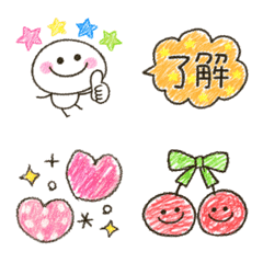 ゆるゆる♡クレヨンえもじ