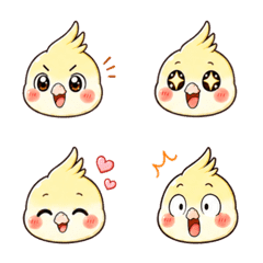 Pote Baby Cockatiel Daily Emoji