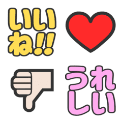 Animated text reactions