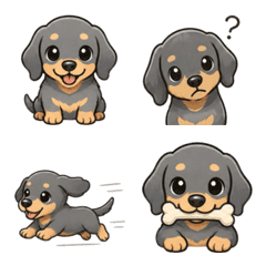 adorable Dachshund Emoji