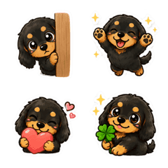 Everyday Dachshund Relaxing Emoji