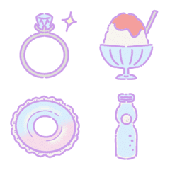 ゆめかわいい絵文字(夏)