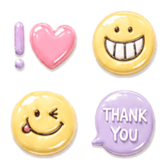Simple and cute subtle emojis