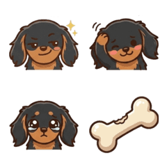 ダックスフンドの毎日絵文字 改定