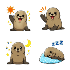 Northern fur seal Daily Emoji