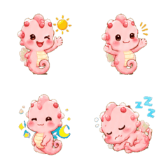 Pygmy seahorse Daily Emoji