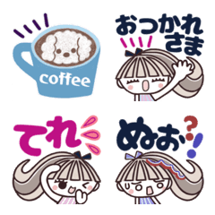 ぱっつんポニテのお姉さん★デカ文字①