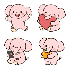 Happy Elephant Emoji