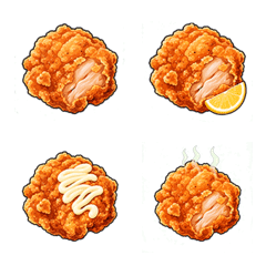 Crispy fried chicken emoji