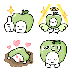 Green Apple's Fan Life Emoji