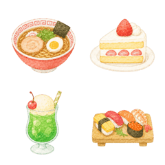 Yummy Food Emoji Set 40pcs