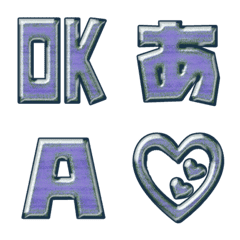 JP response emoji alphabet kanji 066
