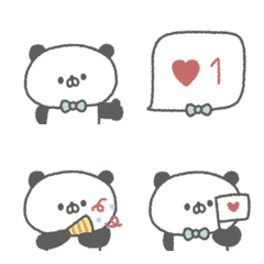 りぼんぱんだ。絵文字 #1