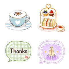 Cute Pastel Chat Emojis