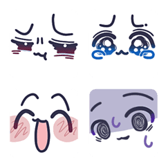 かわいい顔の絵文字2