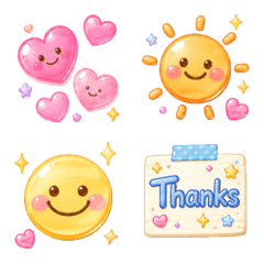 Happy Happy Colorful Emoji
