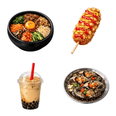 Korean Food & Sweets Emoji