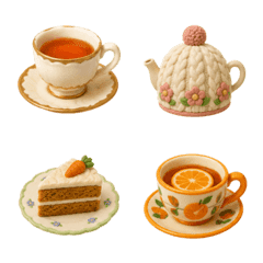黏土表情符號＊小小紅茶館