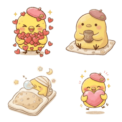 Animated Beret Chick