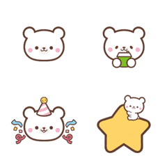 まんまるクマさんの顔文字1