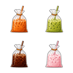 泰式袋裝飲料