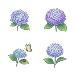 Hydrangea Emoji01