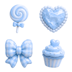 Pastel Blue Emoji
