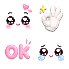 [ KyuRun Cute Faces ]   3D