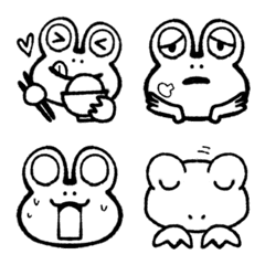 モノクロカエル①