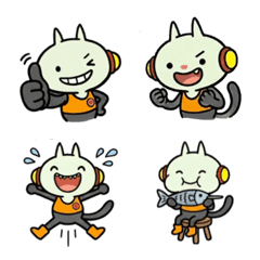 Uchu-Neko emoji vol.1