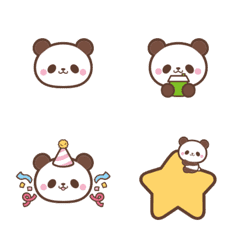 まんまるパンダさんの顔文字1