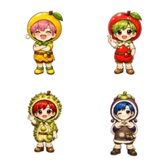 Fruit Boy Funny Day