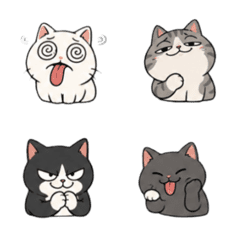 Cheeky Cat Expression Stickers 2