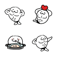 A muscular seal sticker.