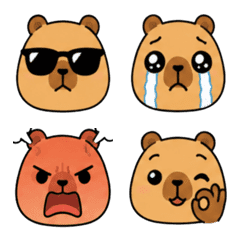 Capybara Emotion Emoji