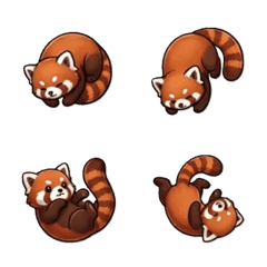 Lazy Red Panda Emoji