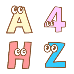 Alphanumeric Sticker