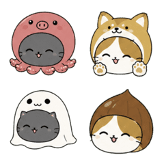 Cute Cat Hat Emojis