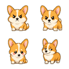 柯基犬像素風1A