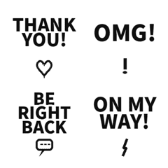 Daily Mood: Modern Text Emojis
