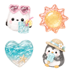 Cute Summer Resin Friends
