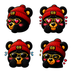 GB Gorgeous Bear Cute Emoji II