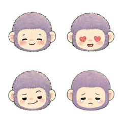 Plush Gorilla Emojis