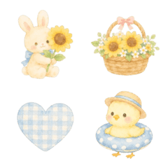 Cute watercolor emoji08