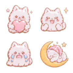 Emoji Pomeranian Gemuk Sehari-hari