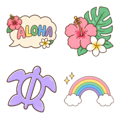 ALOHA & MAHALO Simple & Cute Hawaii