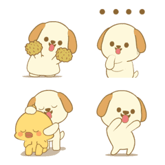 Chibi Dog : Animated Emoji
